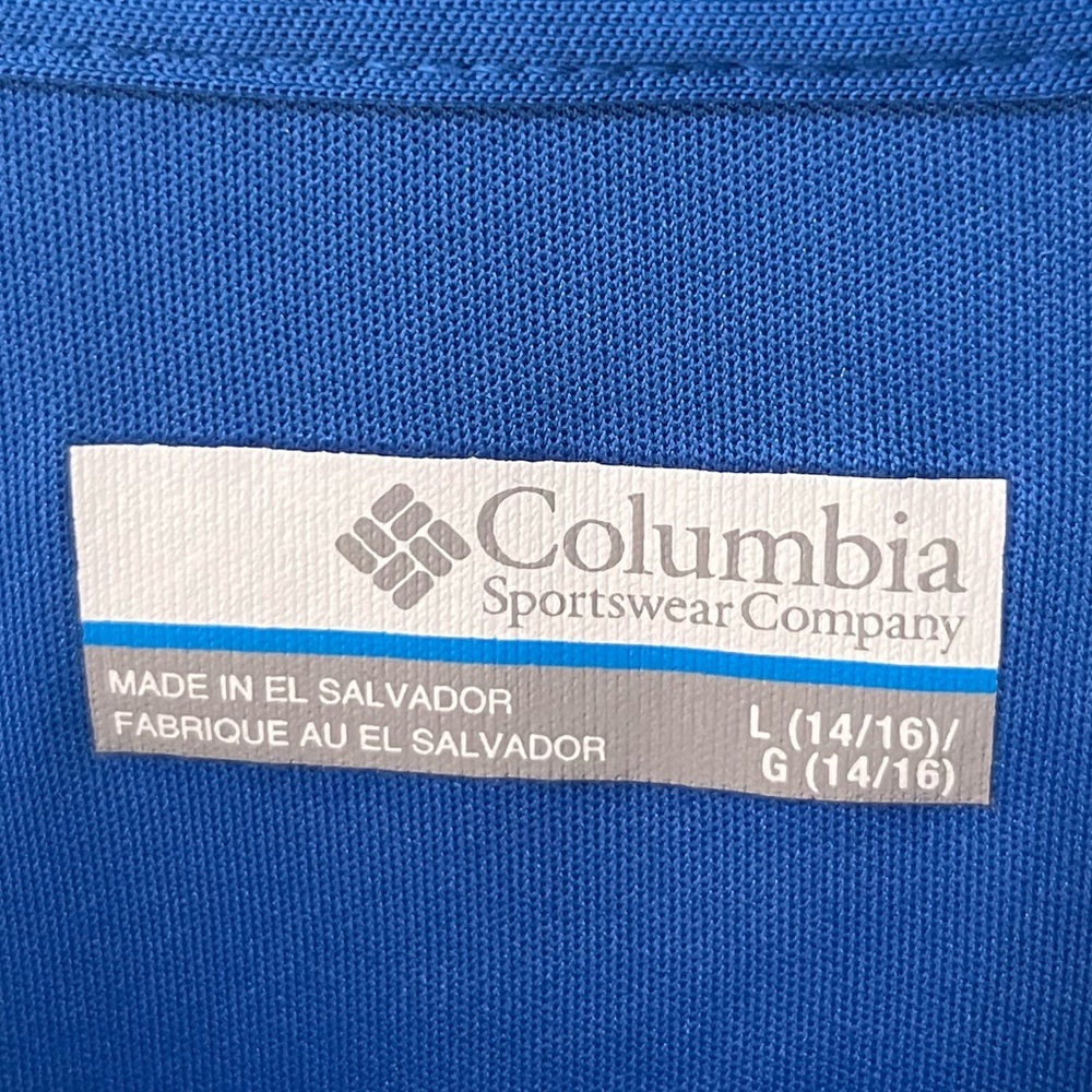 Columbia - Boys PFG Sports Shirt in Vivid Blue Color - Size L (14 / 16) - Picture 5 of 5